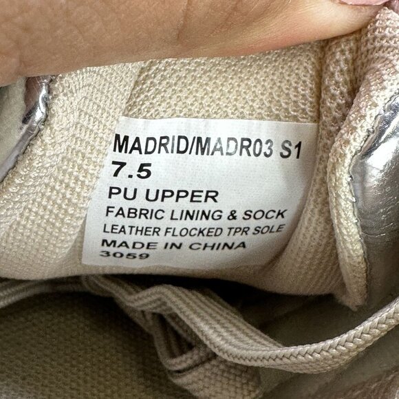 Steve Madden Madrid Women's size 7.5 Metallic Gum Bottom Shoes - Picture 8 of 8